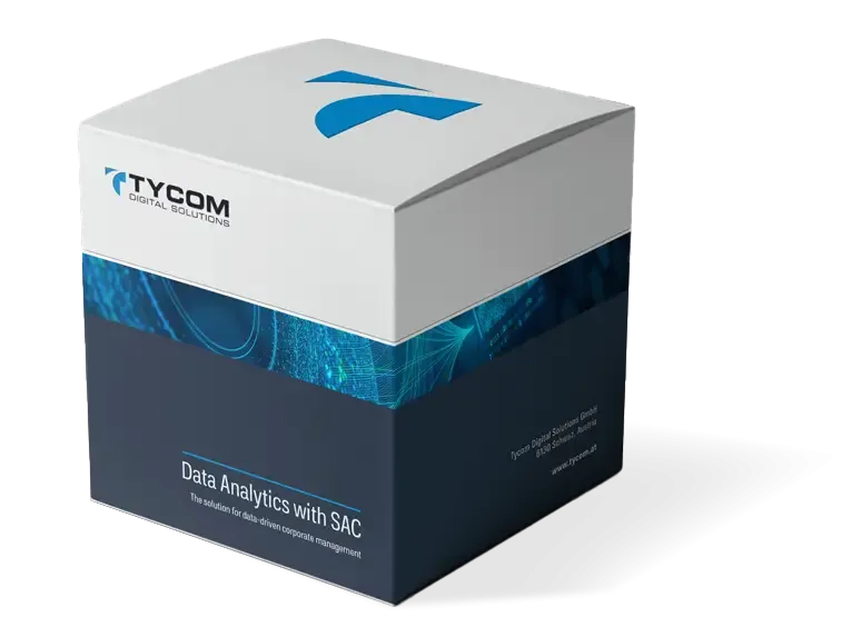 Tycom Produktbox Data Analytics with SAC