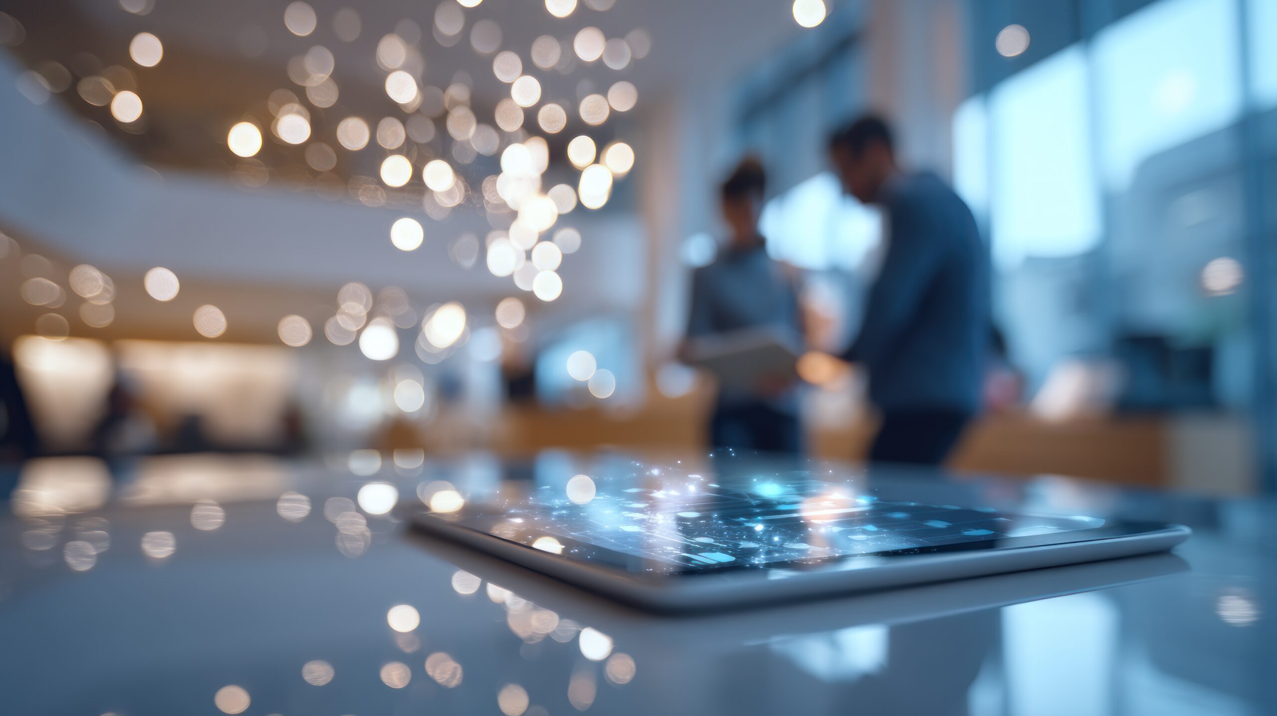 SAP Fiori App auf Tablet im Einsatz im Unternehmen