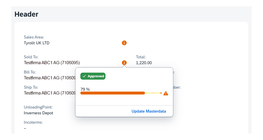 Stammdaten als Kern von Tycom Flow