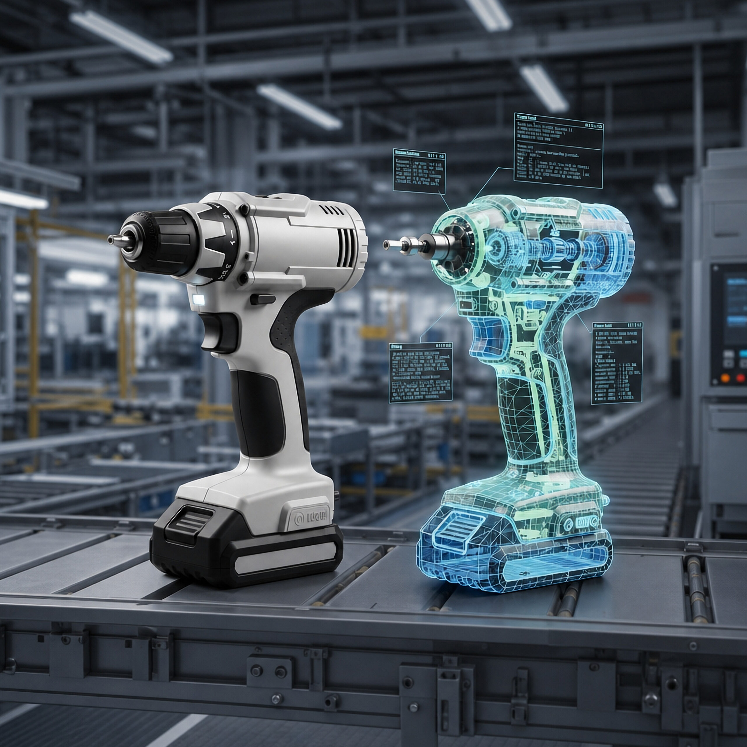Digital Twin eines Borhschraubers