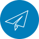 Icon Paper plane