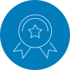 Icon Badge star quality